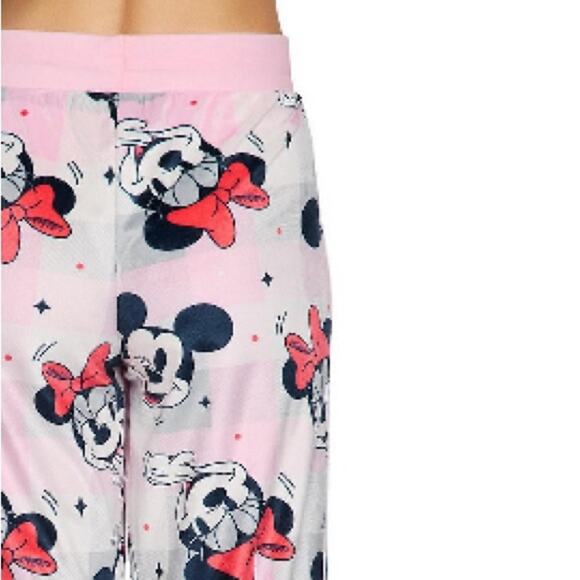 Disney Pink Mickey Minnie Pajama Pants - Picture 8 of 9